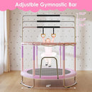 Trampoline for Kids, Upgrade Full Anti-Rust 440lbsToddler Trampoline with Net, Upgraded Ring Legs with Adjustable Gymnastics Bar&Toys, Gifts for Ages 1-8 Boys&Girls by TinyTreasures Baby Boutique