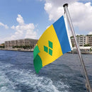 Saint Vincent and the Grenadines Flag Garden Yard House 2x3 ft Flags Double Sided Print Banner Indoor Outdoor Party Home Decorations for Boat Dorm House Balcony by GreenHaven Gardens