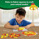 Skillmatics Poke-in Art - Animal Masks, Mess-Free Fun for Kids, DIY Wood Craft Kits, Creative Activity, Gifts for Girls & Boys Ages 4, 5, 6, 7, 8, 9 by TinyTreasures Baby Boutique
