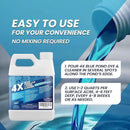 32oz 4X Blue Pond Dye + Pond Cleaner, Blue Dye for Ponds and Lakes, 2-in-1 Lake Colorant + Enzymes, Makes Murky Water Clean & Beautiful, Keeps The Water Cool, Clear, and Ideal for Fish & Wildlife by GreenHaven Gardens