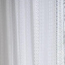 Sutuo Home White Boho Curtains Crochet Lace Semi-Sheer Bohemian Hollow Knitted Handmade Tassels, Rod Pocket Window Treatment Vintage Rustic Farmhouse Drapes for Glass Slide Door, 1 Panel 59" W x 90" L by CozyNest Decor