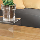 Square Acrylic Display Risers 3pcs, Clear Showcase Shelves for Collectibles, Funko Pop Figures, Perfumes, Cupcake, Candy Dessert - 3''x4''x5'' by CozyNest Decor