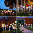 Outdoor Solar Lights, 6 Pack Solar Garden Lights with Bigger Dandelion Flowers, Waterproof Garden Decor Outdoor Solar Flower Lights for Yard, Patio, Pathway Decoration by GreenHaven Gardens