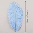 THARAHT Light Purple Ostrich Feathers 12pcs Natural Bulk 10-12Inch 25cm-30cm for Crafts Wedding Party Centerpieces Easter Gatsbi and Home Decoration Feathers by CozyNest Decor