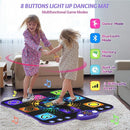 Dance Mat Toys for 3-12 Year Old Girls - Light Up 8 Buttons Dance Mat for Kid Age 4-8 Bluetooth Dance Pad - Kids Toy 8-12 Year Olds, Birthday for 3 4 5 6 7 8 9 10+ Year Old Boys Kids by TinyTreasures Baby Boutique