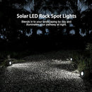 Solar Rock Lights, 4 Pack Solar Powered Waterproof LED Spotlights Decorative for Outdoor Garden, Pathway, Walkway, Yard, Landscape, Patio by GreenHaven Gardens