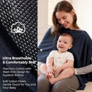Momcozy Nursing Cover for Breastfeeding, Breathable Soft Privacy Poncho, Multi-Use Stroller Cover, Baby Blanket, and Stylish Scarf, Portable, Includes Laundry Bag by TinyTreasures Baby Boutique