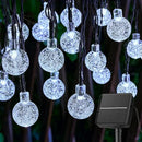 Brightown Solar String Lights Outdoor 60 Led 35.6 Feet 8 Lighting Modes Globe Waterproof Solar Powered Patio Lights for Garden Yard Porch Wedding Party Decor (Pure White) by GreenHaven Gardens