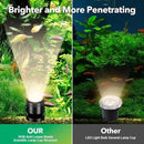 POPOSOAP Solar Pond Lights, 3-in-1 Warm White Underwater Pond Lights, IP68 Waterproof LED Landscape Spotlights for for Pond, Garden, Patio, Fountain, Pool, Waterfall Decoration(3 Head Lamp) by GreenHaven Gardens