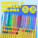 42PCS Face and Body Paint Crayons, XL Face Painting Kit Safe and Non-Toxic Ultimate Party Pack Including 14 Metallic Colors for Birthday Makeup Party Supplies, Festivals, Gifts for Kids Girls Boys by TinyTreasures Baby Boutique