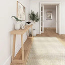 Plank+Beam Solid Wood Console Table, 66 Inch, Sofa Table, Narrow Entryway Table for Hallway, Behind The Couch, Living Room, Foyer, Easy Assembly, Blonde by CozyNest Decor