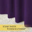 NICETOWN Room Darkening Curtains for Nursery, Grommet Thermal Insulated Light Blocking Window Treatments Sound Reducing for Bedroom, W37 x L72, 2 Panels, Royal Purple by TinyTreasures Baby Boutique