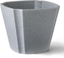 ARBORA 20" Monaco Square Polyresin Indoor and Outdoor Planter with Stone Blend Concrete Gray Finish - Durable, Weatherproof, Lightweight, Large Plant Pot for Patio, Garden, Deck, Entryway by GreenHaven Gardens
