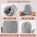 Baby Knit Mittens Toddler Boys Girls Gloves Winter Infant Newborn No Scratch Mitten 0-3 Years by TinyTreasures Baby Boutique