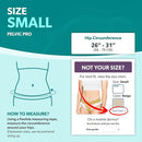 BraceAbility Pelvic Pro - Patented Prolapsed Uterus Support Belt - Women's Brace for Treating Dropped Bladder, Uterine Prolapse, Vulvar Varicosities, Postpartum and Symphysis Pubis Dysfunction (S) by TinyTreasures Baby Boutique