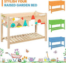 Yaheetech 47x23x32in Wooden Raised Garden Bed with Legs & Storage Shelf Horticulture Wooden Elevated Planter Box Vegetable Growing Bed for Flower/Herb/Backyard/Patio by GreenHaven Gardens