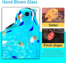 Glass Bird Shaped Plant Watering Ball Glass Automatic Watering Ball Flower Pot Insertion Spike Drip Irrigation Device Watering Ball Irrigation System Plant Enthusiast Gift (Light Blue) by GreenHaven Gardens