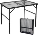 Folding Table, Easy for Storage, Compact Portable Picnic Table for Grill, Outdoor Camping, Garden, Patio, Dining, BBQ, Party, Market, 4Ft (Large, Black) by GreenHaven Gardens
