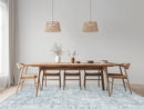 LIVEBOX Washable Area Rug 5x7 Rugs for Living Room Bedroom, Non-Slip Boho Neutral Carpet for Dining Room Office, Low-Pile Farmhouse Soft Carpets for Kids Nursery Room Playroom, Grey by TinyTreasures Baby Boutique