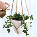 Giant XXL 55 Inches Macrame Planter Hanger Large for 15 inch Pot + Swag Hook | Extra Large Hanging Planter for Indoor Plants | No Pot/Plant Included (XXL Jute) by GreenHaven Gardens
