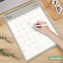 Wall Calendar 2026-2027, 18 Month Calendar from January 2026 to June 2027 14.5" x 11.8" Large Desk Calendar with Twin-Wire Binding for Home Office Planning Personal Organisers, Simple Style by TinyTreasures Baby Boutique