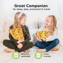 Mini Toddler Pillow with Pillowcase - 9x13 My Little Dreamy Travel Kids Pillow for Sleeping, Toddler Bed, Small, Tiny, Organic Cotton Pillowcase, Soft & Breathable,Kids 2-4 Years Old (Little Builders) by TinyTreasures Baby Boutique