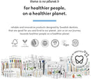 The Humble Co. Bamboo Toothbrushes (5pk) – Toothbrushes for Superior Oral Care, Dental Hygiene, and Gum Care, BPA Free (Ultra Soft Bristles) by CozyNest Decor