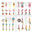 BLOOBLOOMAX Baby Soft Hanging and Wrist Rattle Toy, Car Seat Stroller Toys with Plush Animal C-Clip Ring for Infant Babies Boys and Girls 3 to 12 Months (12PCS-G) by TinyTreasures Baby Boutique