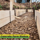24 inches Straight Rebar Stakes 18-Pack Ground Stake Heavy Duty Metal Steel Spikes for Gardening, Concrete Forming and Camping Tent by CozyNest Decor