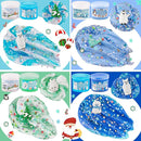LAWOHO 6 Packs Snow Slime Kit - Butter, Clear, Water, Cloud Slimes, Fluffy Slime Making Kit for Kids with Cute Charms & Add-ins, Blue Kids Slimes Kits for Girls & Boys Birthday Christmas Easter Gifts by TinyTreasures Baby Boutique