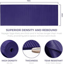 Sunshine Yoga Voyage Yoga Mat, 10 Pack, 72" x 24" Professional Studio and Gym Bulk Yoga Mats, 5mm Thick, Durable, Anti-Tear, Non Slip Fitness and Exercise Mats by TinyTreasures Baby Boutique