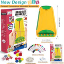 Arts and Crafts for Kids Ages 8-12,Friendship Bracelet Making Kit for Girl,Kids Jewelry Making Kit with 28 Pre-Cut Threads,Christmas Birthday Gifts for Ages 6 7 8 9 10 11 12 Year Old Green by TinyTreasures Baby Boutique