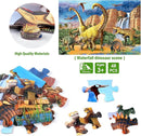 Jumbo Floor Puzzle for Kids,48 Piece Waterfall Dinosaur Large Jigsaw Puzzles, Fun Preschool Educational Toy for Toddlers Ages 3-5,Gift for Boy Girl Ages 4-8 by TinyTreasures Baby Boutique