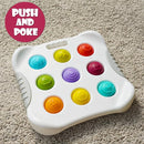 LiKee Fidget Popper Sensory Baby Toys for 10+ Months, Push and Popping Busy Board, Montessori Toys for 1+ Years Old, Airplane Car Travel Toy for Toddlers 1-3 Stress Relief (1 Piece) by TinyTreasures Baby Boutique