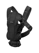 BabyBjörn Baby Carrier Mini, Black, 3D Mesh | Newborn Carrier (7-25 lbs), Ergonomic, Easy-to-Use by TinyTreasures Baby Boutique