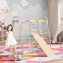 JAXPETY 9-in-1 Indoor Playground, Indoor Jungle Gym for Kids, Toddler Montessori Climbing Gym, Inside Play Gym with Slide, Swing, Monkey Bar, Ladder, Rings by TinyTreasures Baby Boutique