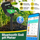 Soil pH Meter Soil Moisture Meter 8 in 1 Fertility Salt Moisture pH EC Light Humidity Temp Accurate Soil pH Test Kit for Garden and Hydroponics by GreenHaven Gardens
