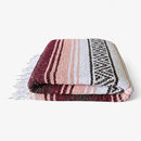 Traditional Handwoven Mexican Blanket, Large Falsa Serape - Soft & Durable Yoga Blanket - Vibrant Beach, Picnic & Camping Blanket - Lightweight Boho Throw 70"x50" by CozyNest Decor
