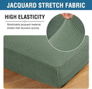 H.VERSAILTEX Super Stretch Individual Seat Cushion Covers Sofa Covers Couch Cushion Covers Slipcover Sets Thick Jacquard Textured Twill Fabric (1 Piece Sofa Cushion Cover, Loden Frost) by CozyNest Decor