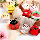 Libima 9 Pcs Mini Stuffed Animals Keychains 3.15 Inch Small Plush Cute Ornaments Bulk Toys for Baby Shower Birthday Party Decors Gift Bags Fillers Halloween Christmas Basket Stuffers(Flying Animals) by TinyTreasures Baby Boutique