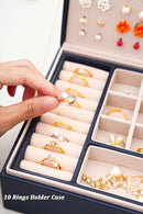 Womens Earring Jewelry Box for Girls Jewelry Earring Organizer Box Earring Holder Organizer for Girls Jewelry Organizer Earring Boxes for Women Girls Stud Earring Organizer Jewelry Box Navy by TinyTreasures Baby Boutique