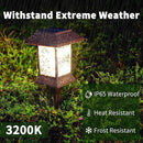 Solar Pathway Lights Outdoor Waterproof IP65, Solar Lights Outdoor with Hook 6PK, Upgraded 1000mAH Battery, Up to 12Hrs, Auto On/Off, Garden Lights Decor for Yard, Driveway, Walkway (LED) by GreenHaven Gardens
