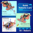 Butterfly EduFields 10-in-1 STEM Robotics Kit for Kids Ages 8-14 | Electronics & Engineering Science Kit with Circuit Board Projects | Educational Robot Building Kit by TinyTreasures Baby Boutique
