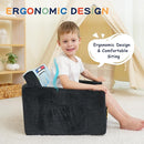 MallBest Kids Sofas Toddler Couch Bed Baby's Upholstered Chair Sleepover Couch Flipout Open Recliner(Black/Police Car) by TinyTreasures Baby Boutique