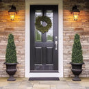 4ft Artificial Boxwood Topiary Trees (Set of 2) - UV Resistant Faux Plants Outdoor, Realistic 48in Fake Potted Bushes and Shrubs for Front Porch, Planter, Patio - Low Maintenance & Evergreen by GreenHaven Gardens