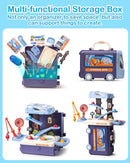 Kids Play Tent, Pop Up Play Tent Fishing Shop Theme with Complete Toy Set, Play Toys Play Set for Kids Indoor Outdoor Pretend Play by TinyTreasures Baby Boutique