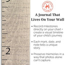 Boho Growth Chart for Wall - Wooden Growth Chart for Kids, Height Chart for Wall, Kids Height Wall Chart, Kids Sizing Chart, Wall Height Chart for Kids - Love Beyond Measure, White by TinyTreasures Baby Boutique