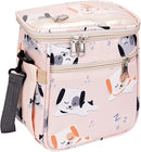 Baby Stroller Organizer Bag，Small Diaper Bag - Universal Stroller Organizer With Insulated Cup Holder,Pocket With Baby Wipes Dispenser，Adjustable Shoulder Strap(pink) by TinyTreasures Baby Boutique
