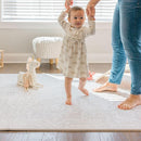 Baby Play Mats for Floor - Layla (4x6ft) - Premium EVA Foam Play Mat for Babies & Toddlers - Perfect for Tummy Time, Crawling, Playroom - Stylish & Comfortable Kids Play Mat by TinyTreasures Baby Boutique