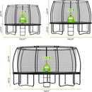 LotFun Kids Trampoline, 36 Inch Round, Indoor Outdoor with Basketball Hoop, 55 lb Weight Capacity by TinyTreasures Baby Boutique